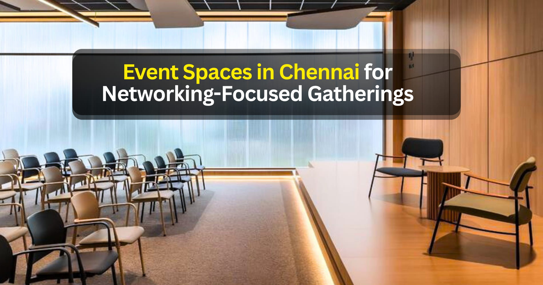 Event Spaces in Chennai for Networking-Focused Gatherings – A Guide
