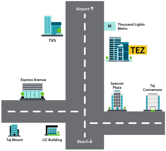 TEZ Coworking Space Location 1